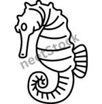 Aligator drawing page for coloring book and kids